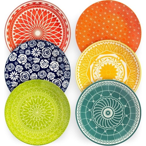 Dinner plates mismatched - dinner,